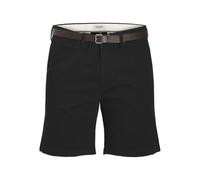 JACK & JONES Belted Shorts SRT Jpstadam-Pantalones Cortos Chinos con cinturón, Negro, XXL Hombres