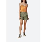 Jack & Jones Bermuda con pinzas de mujer. Verde militar 34 (XS)