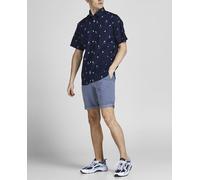 Jack & Jones Bermuda estilo chino algodón de hombre. Azul 48/2XL