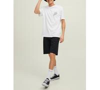 Jack & Jones Bermuda lisa tipo chino de hombre. Negro 2/S