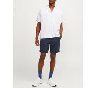 Jack & Jones Bermuda tipo chino print de hombre. Azul 42 (M)