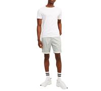 Jack & Jones Bermuda tipo chino print de hombre. Gris 48/2XL