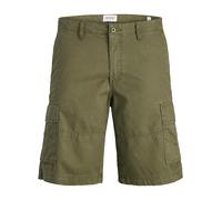 Jack & Jones Bermudas cargo de con bolsillos laterales de hombre. Verde 2/S