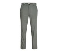 JACK & JONES Blend Pant Sn Jpstace Summer Linen-Pantalones Chinos, Agave Green, 36 W/32 L Hombres