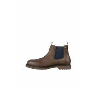 JACK & JONES Botas Chelsea 'Leyton' navy / marrón claro 42 navy / marrón claro