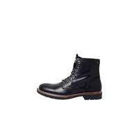 JACK & JONES Botines de cuero Jfwtanner para hombre, antracita, 46 EU