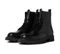JACK & JONES Jfwdixon Leather Boot Sn, Botines con Cordones Hombre, Antracita, 44 EU