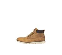 JACK & JONES Botines Jfwtubar Honey Sn de piel para hombre, ocre, 43 EU