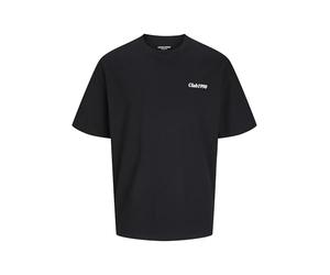 JACK & JONES Boy Gedruckt T-Shirt Junior Camiseta, Negro, 152 para Niños