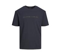 JACK & JONES Boy T-Shirt Logo T-Shirt Junior Jjecaleb Varsity tee SS O-Neck Noos Jnr Hombre (Pack de 1)