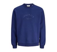 JACK & JONES Branding Sweat Crew Sudadera de la Marca Jorbleecker BF, Ocean Cavern, XL para Hombre