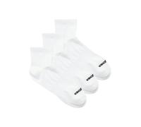 JACK & JONES 3 Pack Jacluca Short Tennis Socks Noos-Calcetines de Tenis (3 Unidades), Blanco, Talla única (Pack de 3) Hombres