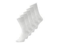Jack & Jones Jacbasic - Calcetines de Tenis (5 Unidades) Calcetines, Hombre, Blanco, Talla única
