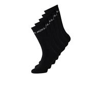JACK & JONES Hombre Jacbasic Logo Tennis Sock 5 Pack Calcetines de tenis Not Applicable, Black, One Size