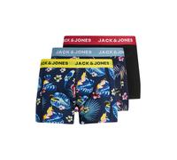 JACK & JONES Calzoncillo boxer azul ahumado / amarillo / rojo / negro M azul ahumado / amarillo / rojo / negro
