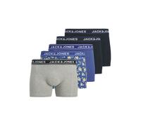 JACK & JONES Calzoncillo boxer azul / navy / gris moteado / rosa M azul / navy / gris moteado / rosa