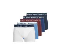 JACK & JONES Calzoncillos Tipo bóxer Branco Trunks para Hombre (Paquete de 5)