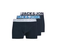 JACK & JONES Calzoncillo boxer 'JACCONOR' navy / azul claro XXL EUR