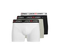 JACK & JONES Calzoncillo boxer 'JACCORP' gris moteado / negro / blanco L gris moteado / negro / blanco