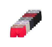 JACK & JONES Calzoncillo boxer 'JACJADON' navy / gris moteado / rojo / negro M navy / gris moteado / rojo / negro
