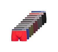 JACK & JONES Calzoncillo boxer 'Jimmy' azul / gris oscuro / oliva / burdeos / rojo sangre / negro S azul / gris oscuro / oliva / burdeos / rojo sangre / negro