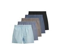 JACK & JONES Calzoncillo boxer 'Milano' azul paloma / azul claro / gris / gris humo / negro S azul paloma / azul claro / gris / gris humo / negro