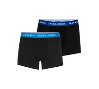 JACK & JONES Calzoncillo boxer 'Rich' azul real / negro / blanco S azul real / negro / blanco
