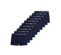 JACK & JONES Calzoncillo boxer 'Solid' navy / blanco natural, Talla M