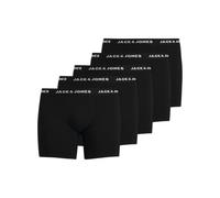 JACK & JONES Hombres 5 Piezas Pack Boxers Troncos Conjunto Pantalones elásticos Ropa Interior básica JACHUEY, Color:Negro, Talla:7XL
