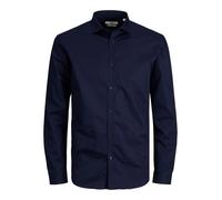 JACK & JONES Camisa 'Cardiff' azul oscuro S azul oscuro