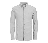 Jack & Jones Camisa de Hombre Slim Fit Camisa, Gris Claro, XL