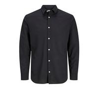 Jack & Jones Camisa de Manga Larga para Hombre Jjebreeze LS Sn Pls, Negro, 3XL Grande