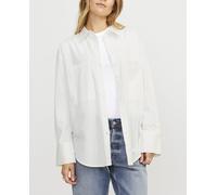 Jack & Jones Camisa de popelín blanca de mujer. Blanco 38 (M)