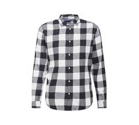 JACK & JONES Camisa 'Gingham' negro / blanco XL negro / blanco