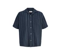 JACK & JONES Camisa 'JJEBradley' navy / azul claro / blanco XXL navy / azul claro / blanco