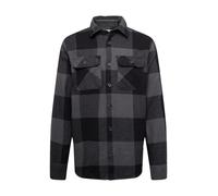JACK & JONES Camisa 'JJEDARREN' antracita / gris oscuro, Talla S