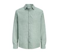 Jjesummer Linen Blend Camiseta L/S Sn, Verde (Granite Green), XS