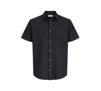Jjesummer Linen Blend Camiseta S/S Sn, Negro, XL