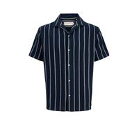 JACK & JONES Camisa 'JORCOBA' azul noche / blanco XXL azul noche / blanco
