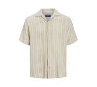 JACK & JONES Camisa 'JORCoba' azul paloma / caqui / naranja / blanco lana M azul paloma / caqui / naranja / blanco lana