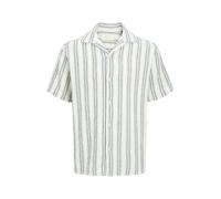 JACK & JONES Camisa 'JORCOBA' gris / negro M gris / negro