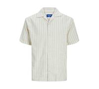 JACK & JONES Camisa 'JORCoba' kitt / blanco M kitt / blanco