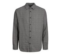 JACK & JONES Camisa 'JORGRACIA PARKER' negro / blanco S negro / blanco