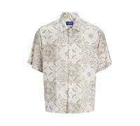 JACK & JONES Camisa 'JORHYDRA' beige / crema / rosé L beige / crema / rosé