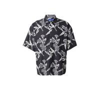 JACK & JONES Camisa 'JORPAROS' negro / blanco XL negro / blanco