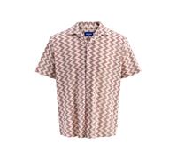 JACK & JONES Camisa 'JORSummer Luke' ecru / burdeos XL ecru / burdeos