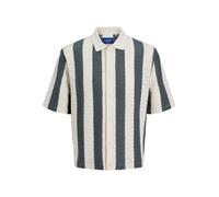 JACK & JONES Camisa 'JORTyler' petróleo / offwhite S petróleo / offwhite
