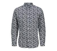 JACK & JONES Camisa 'JPRBl A Black Pool' azul claro / blanco M azul claro / blanco