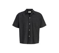 JACK & JONES Camisa lila / negro / blanco M lila / negro / blanco