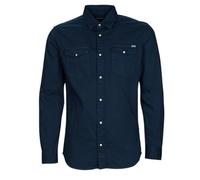 JACK & JONES Jjesheridan Shirt L/S Noos Camisa, Dark Navy Fit:Slim, M Hombre